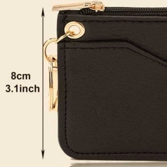 Cute Black Key Chain Card Holder - Picture 6 of 13
